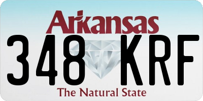 AR license plate 348KRF