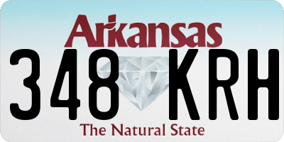 AR license plate 348KRH