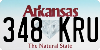 AR license plate 348KRU