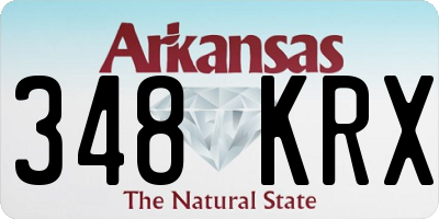 AR license plate 348KRX