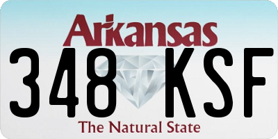 AR license plate 348KSF