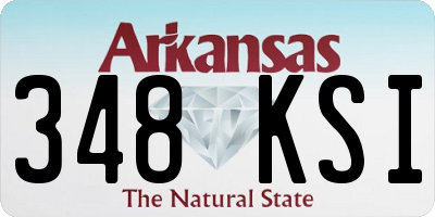 AR license plate 348KSI