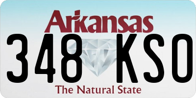 AR license plate 348KSO