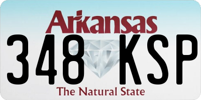 AR license plate 348KSP