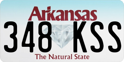 AR license plate 348KSS