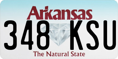 AR license plate 348KSU