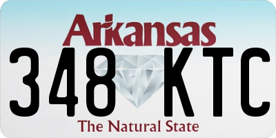 AR license plate 348KTC