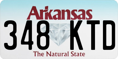 AR license plate 348KTD
