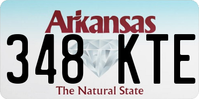 AR license plate 348KTE