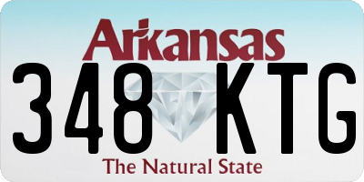 AR license plate 348KTG