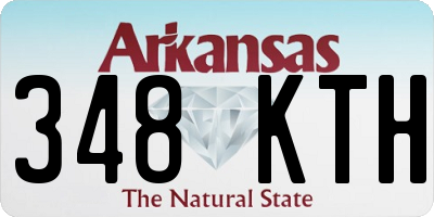 AR license plate 348KTH