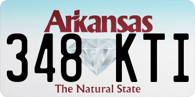 AR license plate 348KTI