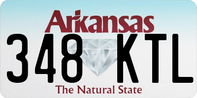 AR license plate 348KTL