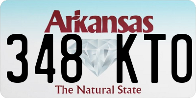 AR license plate 348KTO