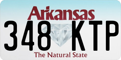 AR license plate 348KTP