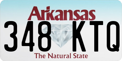 AR license plate 348KTQ