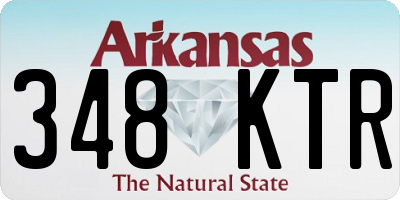 AR license plate 348KTR