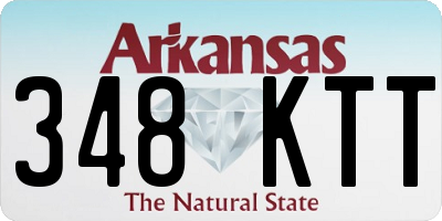 AR license plate 348KTT