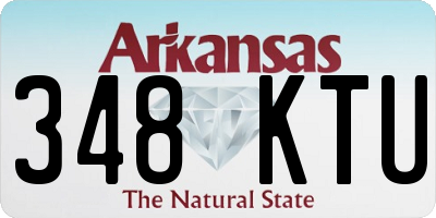 AR license plate 348KTU