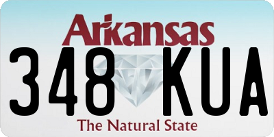 AR license plate 348KUA