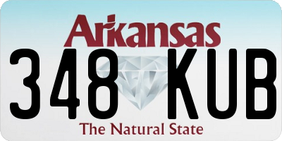 AR license plate 348KUB