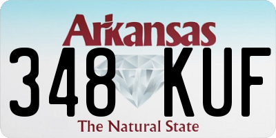 AR license plate 348KUF