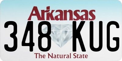 AR license plate 348KUG