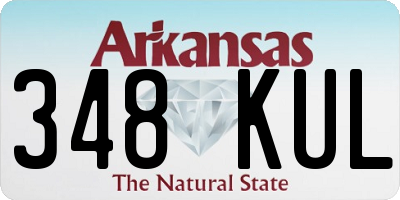 AR license plate 348KUL