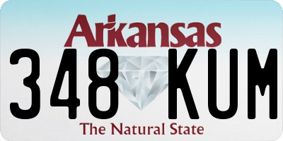 AR license plate 348KUM