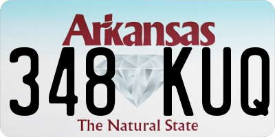 AR license plate 348KUQ
