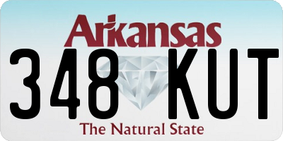 AR license plate 348KUT