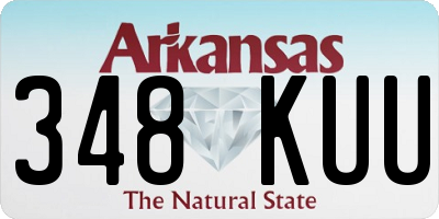 AR license plate 348KUU