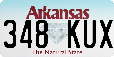 AR license plate 348KUX