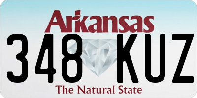 AR license plate 348KUZ