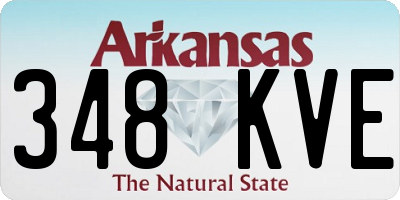 AR license plate 348KVE