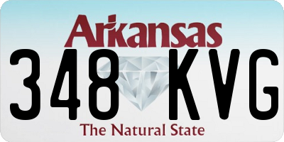 AR license plate 348KVG