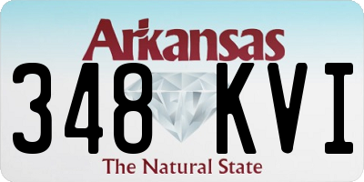 AR license plate 348KVI