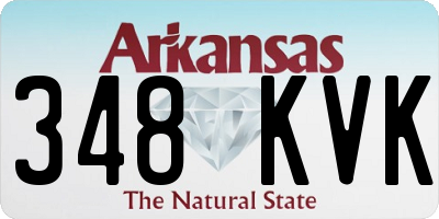 AR license plate 348KVK