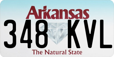 AR license plate 348KVL