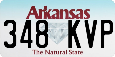 AR license plate 348KVP