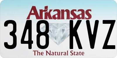 AR license plate 348KVZ