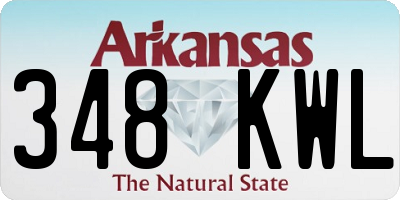 AR license plate 348KWL