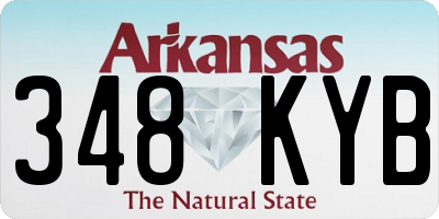 AR license plate 348KYB