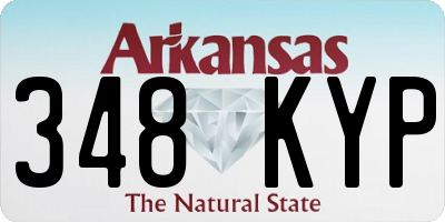 AR license plate 348KYP