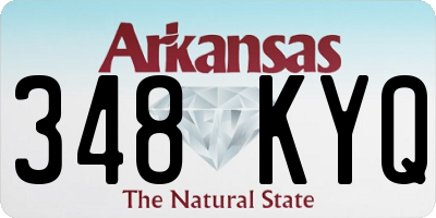 AR license plate 348KYQ