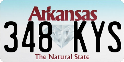 AR license plate 348KYS