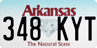 AR license plate 348KYT