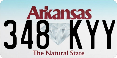 AR license plate 348KYY