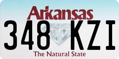 AR license plate 348KZI