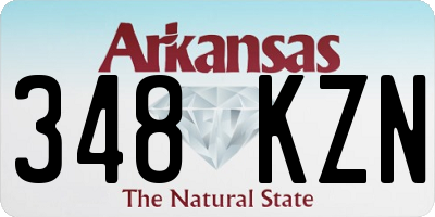 AR license plate 348KZN